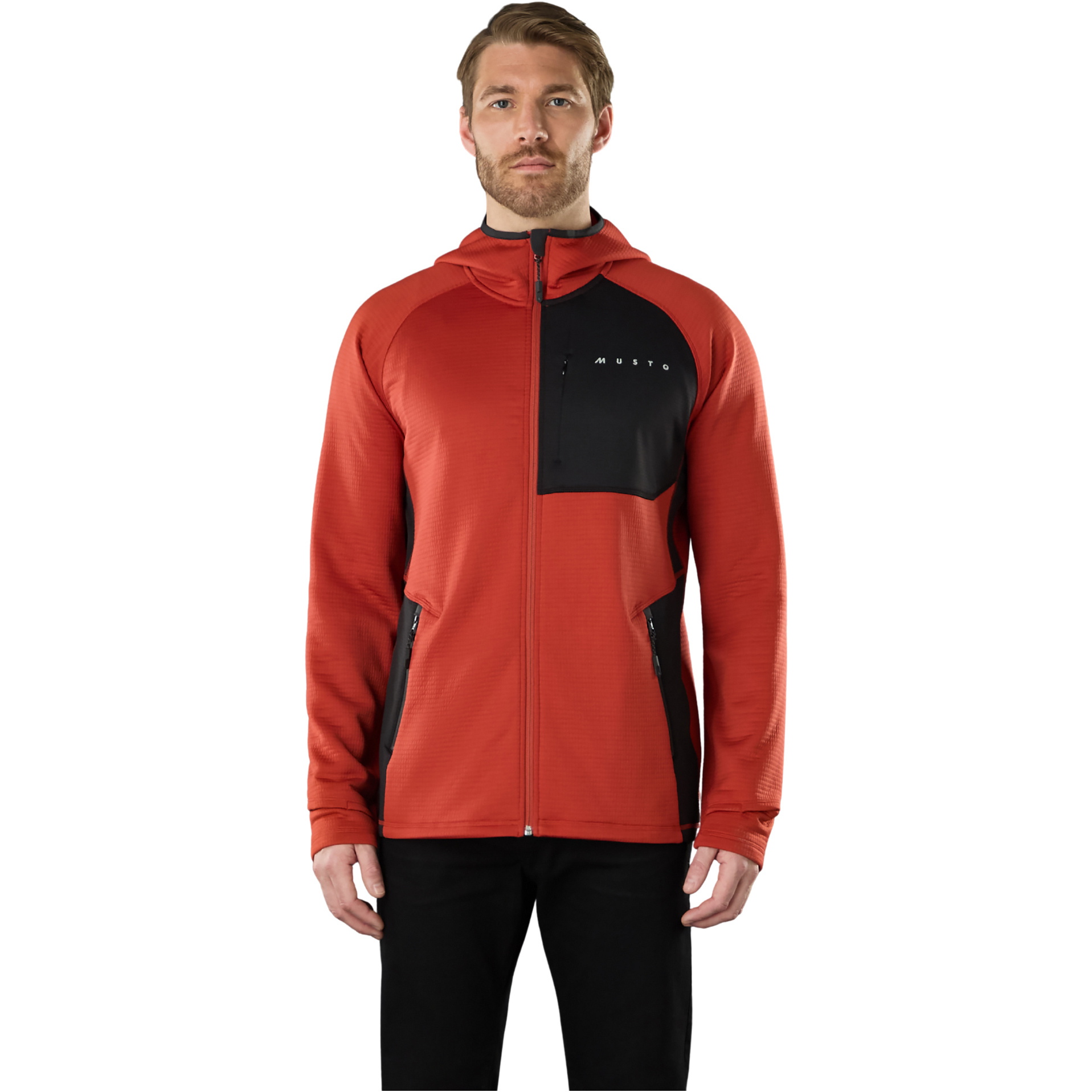 2025 Musto Mens Evo Thermal Hooded Tech FL Jacket 84188 - Rust